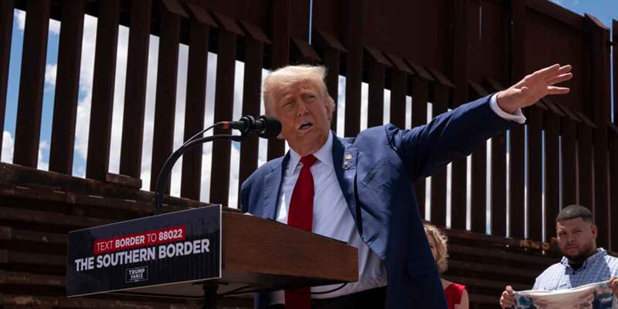 Trump conmemora guerra con México y reactiva discurso de soberanía y frontera