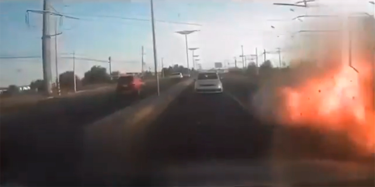 Dos muertos tras explosión de vehículo en la México-Pachuca, cerca del AIFA 