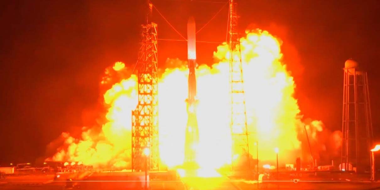 Así explotó el cohete de Blue Origin durante una prueba antes del lanzamiento