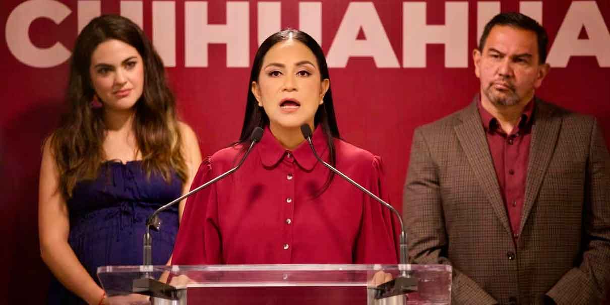 Morena convoca marcha en Chihuahua para exigir desafuero de Maru Campos
