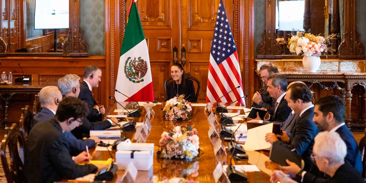 Cooperación sin subordinación; estamos actuando, dijo Sheinbaum a Trump