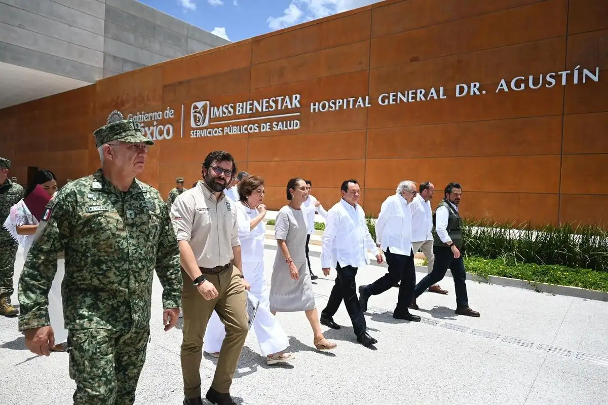 Sheinbaum inaugura el hospital Agustín O’Horán en Yucatán