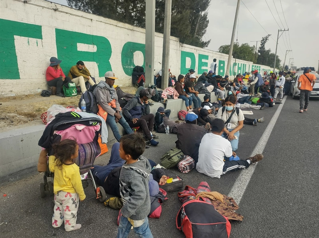 Caravanas migrantes abandonan el sueño americano para buscar refugio en la CDMX