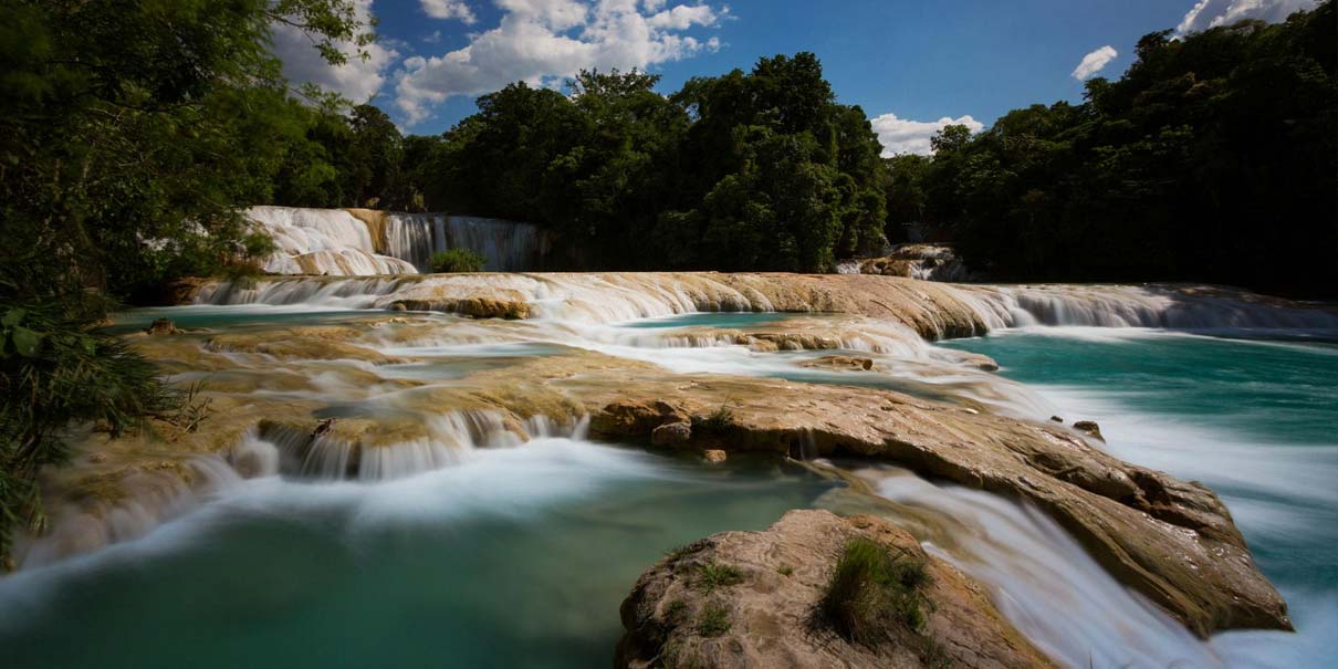Cascadas de Agua Azul, Chiapas:el paraíso turquesa que parece irreal en medio de la selva mexicana