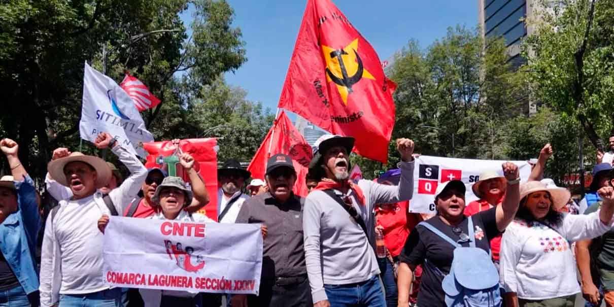 CNTE obtiene plazas, becas crematorios y 800 mdp   tras semanas de protestas