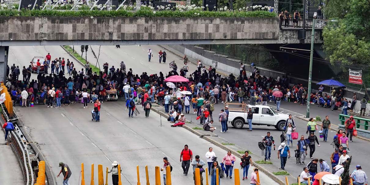 CNTE toma la CDMX: marcha al Zócalo, bloqueos y plantón este 1 de junio