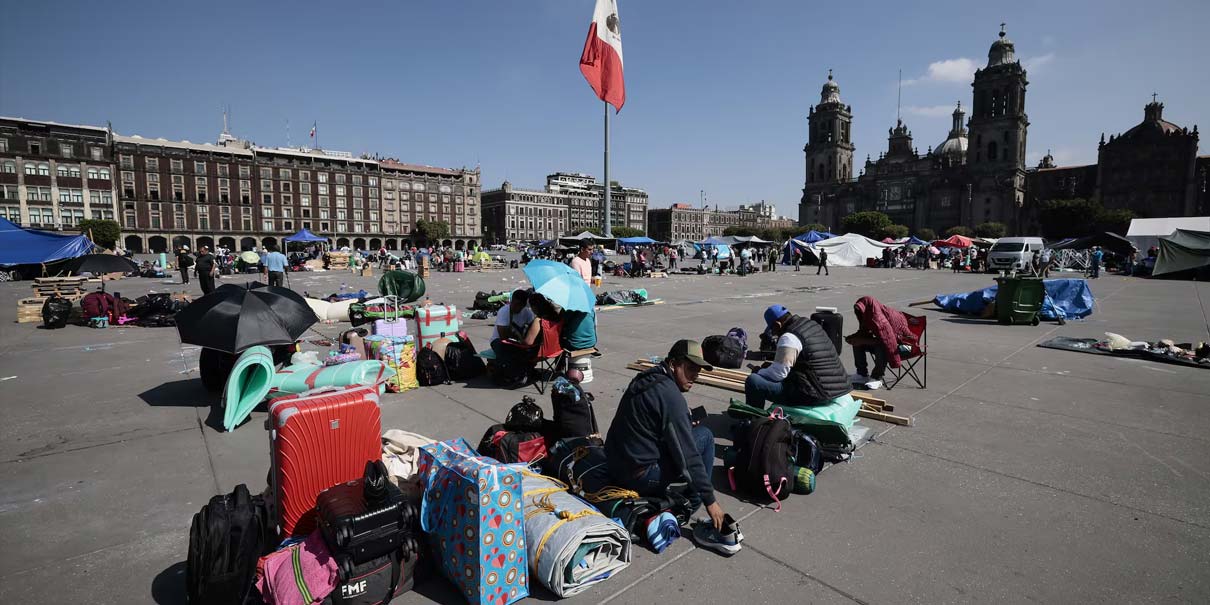 CNTE toma receso, levanta plantón en la CDMX y advierte que regresará con más fuerza