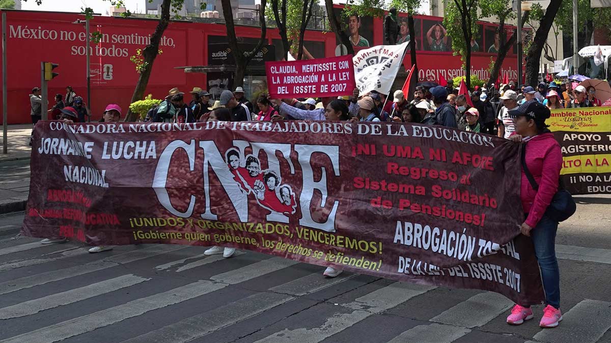 Gobierno Federal exhorta a la CNTE a liberar el Centro Histórico tras ofrecer fin de la Usicamm y mejoras al Issste