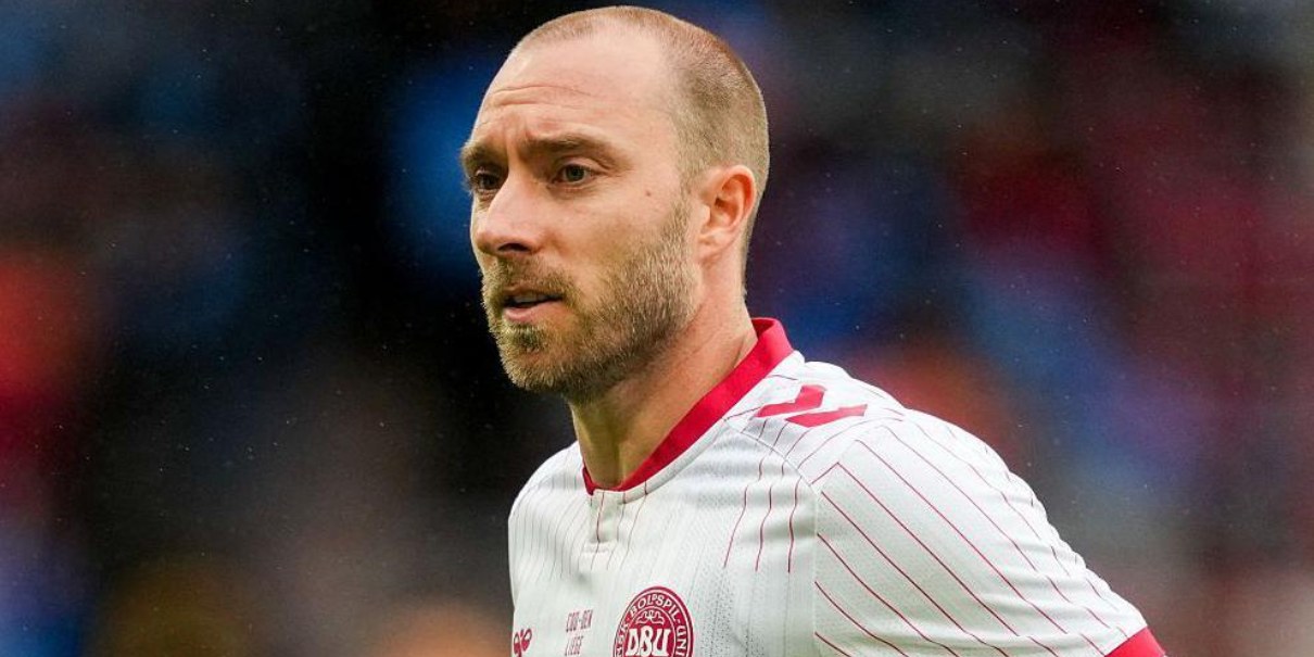 Christian Eriksen se desploma en amistoso entre Dinamarca y Ucrania