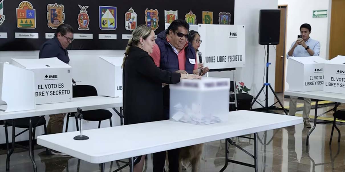 INE prepara una boleta braille electrónica con audio y QR para las elecciones de 2027