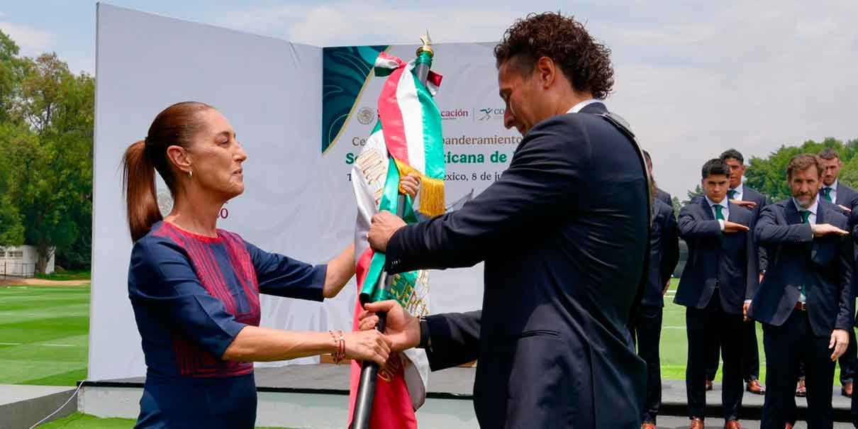  Sheinbaum abandera a la Selección Nacional que participará en la Copa Mundial 2026