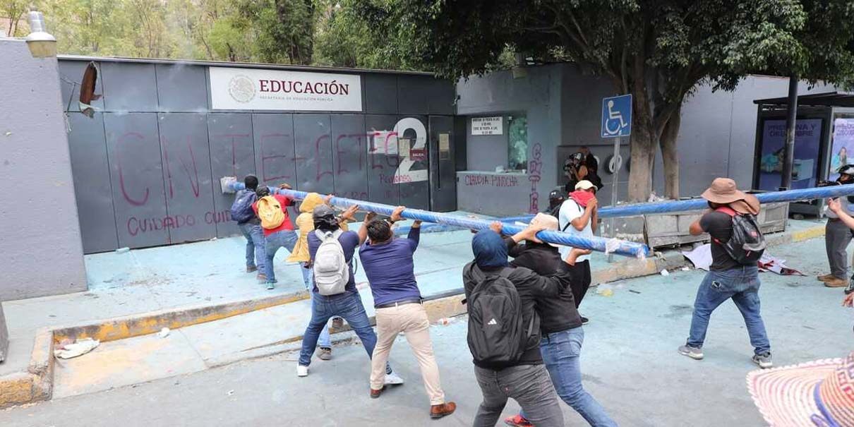 Sheinbaum asegura que no reprimirá protestas de la CNTE