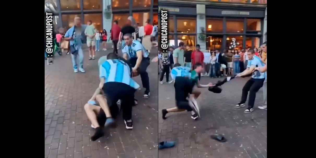 Aficionados con playeras de Argentina golpean a un mexicano en Seattle y desatan indignación en redes
