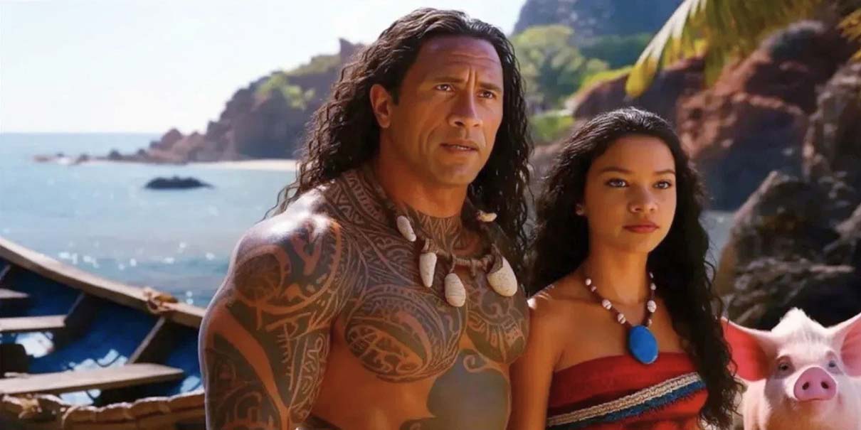 Fantasía en acción real con la nueva versión de Moana