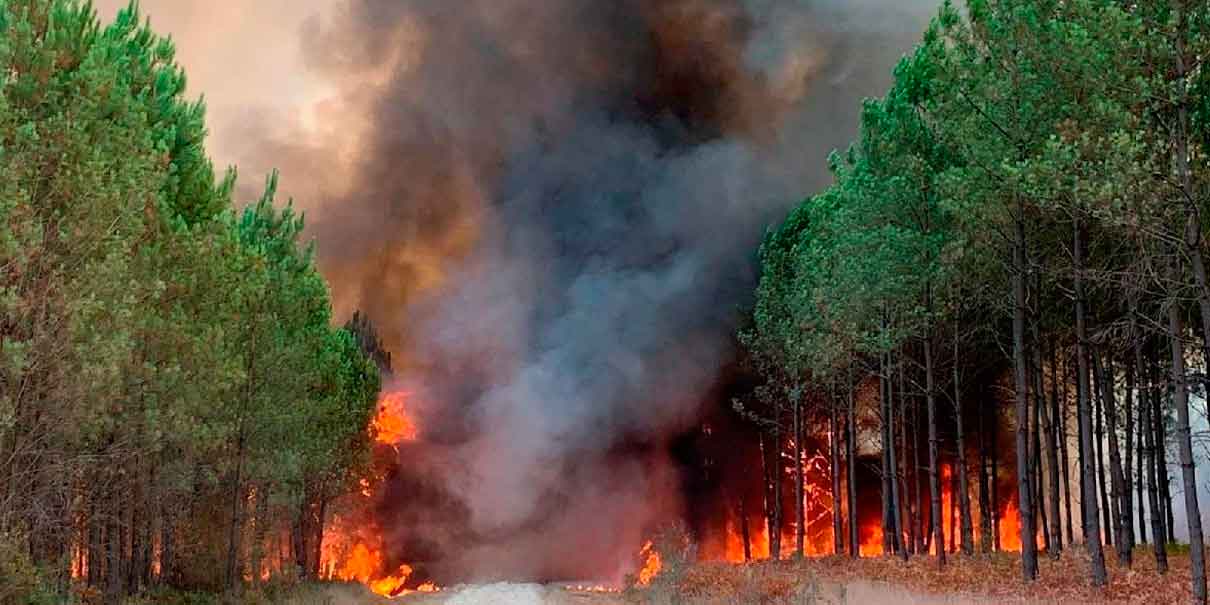 Incendio sin control provoca evacuación de 270 mil personas en España y Francia