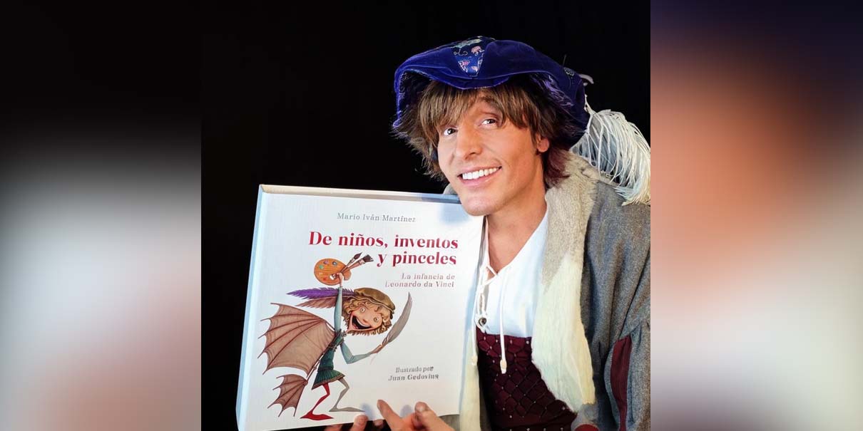 Mario Iván Martínez presenta “De niños, inventos y pinceles. La infancia de Leonardo da Vinci”