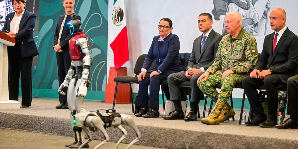 Presentan CECI, la robot con IA que combatirá el crimen en EDOMEX 