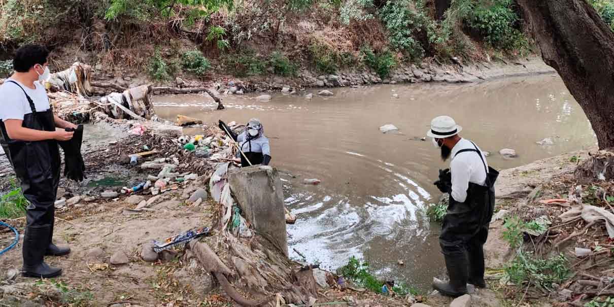 Sheinbaum identifica a la industria textil como el principal reto para sanear el río Atoyac