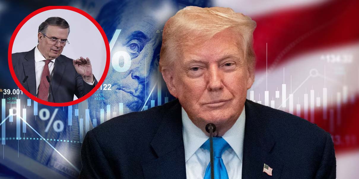 Trump anuncia arancel del 10% a México; Ebrard asegura que no afecta al país