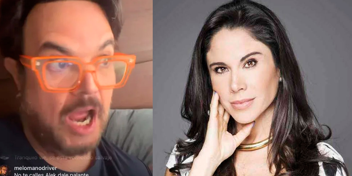 “Conmigo no te metas”: Paola Rojas pone un alto a Aleks Syntek
