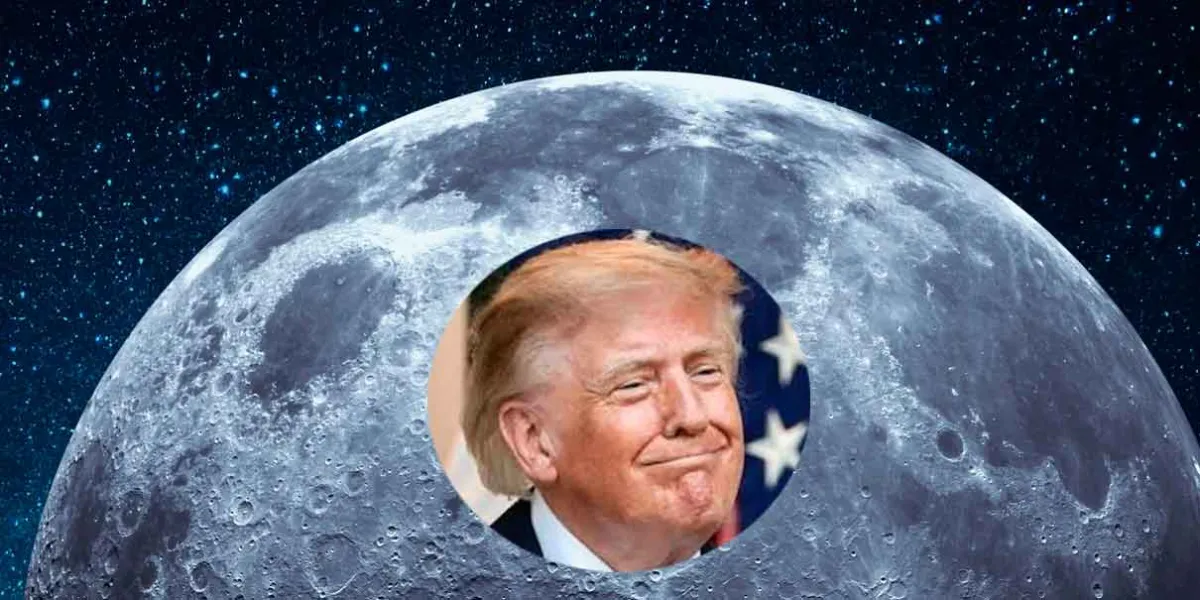 ¿La Luna puede tener un propietario? Trump la reclama como territorio estadounidense