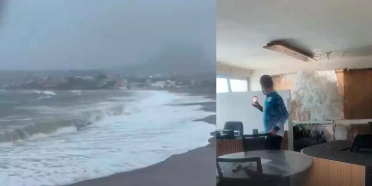 Polo toca tierra por segunda vez: Guaymas, Sonora bajo el agua. VIDEO