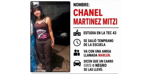Alerta en Puebla: buscan a Chanel Martínez Mitzi, alumna de la Técnica 43
