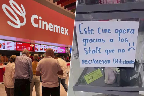 ¿Cinemex en quiebra? Trabajadores reportan despidos, sobreexplotación  y que no hay pago de utilidades 