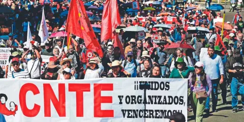 CNTE descarta repliegue y mantiene paro nacional; exige diálogo directo con Claudia Sheinbaum