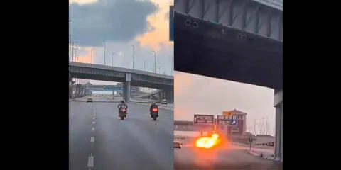 VIDEO. Dos motoristas mueren tras violento choque y explosión en Cádiz