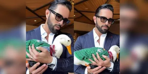 El Pato Merlín y Poncho de Nigris protagonizan encuentro viral en Monterrey