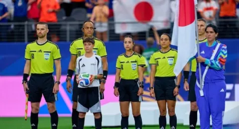 Katia Itzel García hace historia en el empate entre Japón y Países Bajos