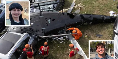 Mueren Oliver Tree y Gaspi en choque de helicópteros en Brasil; accidente deja seis fallecidos
