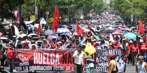 Rechaza CNTE oferta del Gobierno; alista megamarcha en pleno inicio del Mundial