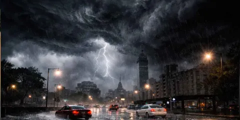 Se aproxima “Tormenta Negra” a México: alertan por lluvias intensas, granizadas y fuertes vientos en varios estados