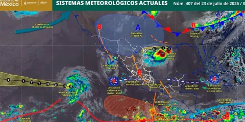 Autoridades mantienen protocolos por lluvias en México; llaman a evitar zonas de riesgo