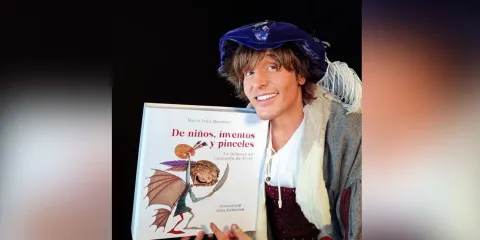 Mario Iván Martínez presenta “De niños, inventos y pinceles. La infancia de Leonardo da Vinci”
