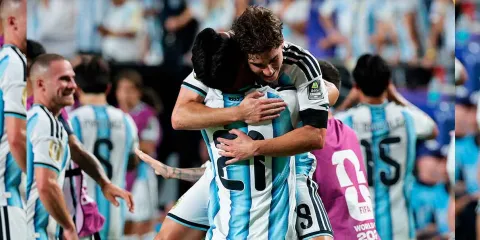 Se repite la polémica pero Argentina derrota a Suiza en tiempo extra y se va a semifinales