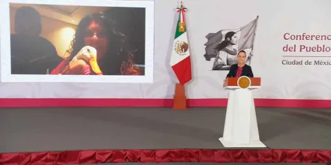 Sheinbaum anuncia apoyo para la familia del “Pato Merlín”, les entregará una casa