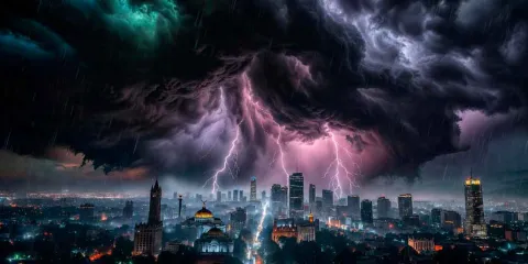 Tormenta negra amenaza a México: 19 estados enfrentan riesgo de lluvias intensas, inundaciones y deslaves