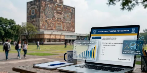 UNAM revisará examen en línea de 2026 tras puntajes atípicos