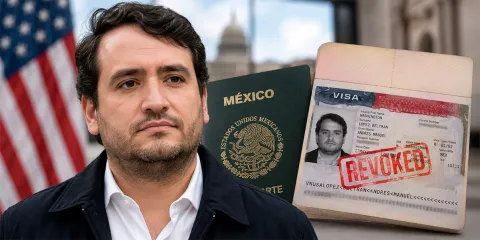 EU le retira la visa a Andy López Beltrán; acusa “politiquería” y manda carta a Trump