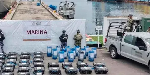 Gobierno de México decomisa más de 4 toneladas de cocaína en operativo marítimo frente a Chiapas y Oaxaca