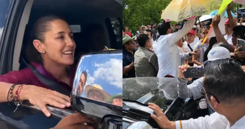 Claudia Sheinbaum defiende a Alejandro Murat tras abucheos en evento oficial en Oaxaca