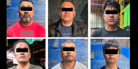 Aseguran 150 toneladas de autopartes en Xochimilco; hay 6 detenidos