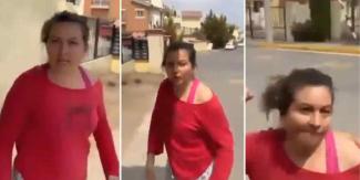 ¡Lady karateca!, mujer se vuelve viral por agrede a un repartidor de comida en CDMX
