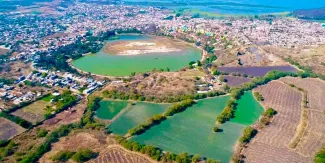 Lago Cráter La Joya: el volcán que dio nombre a Yuriria y llegó a teñirse de rojo