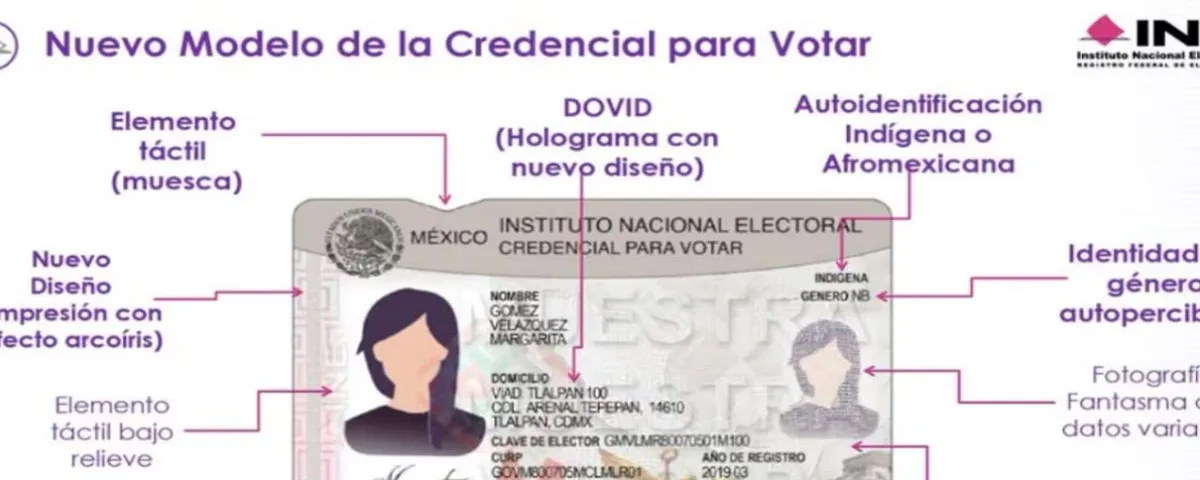 INE presenta credencial para votar más segura con tecnología avanzada