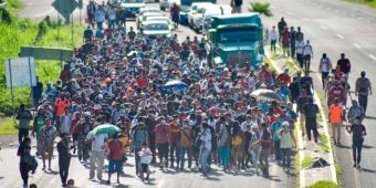 Sale nueva caravana migrante de Tapachula; días después de reunión entre presidentes